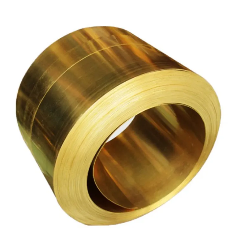 Thin brass foil 0.8mm 1mm 1.5mm thick C22000 C21000 brass coiled use to decorative